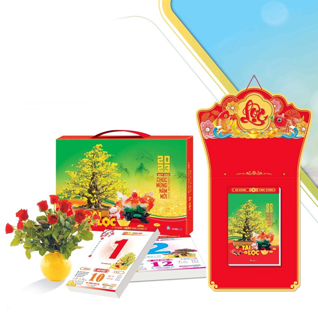 Lịch lò xo 7 tờ 2015- Mẫu lịch lò xo 7 tờ đẹp năm 2015-HN