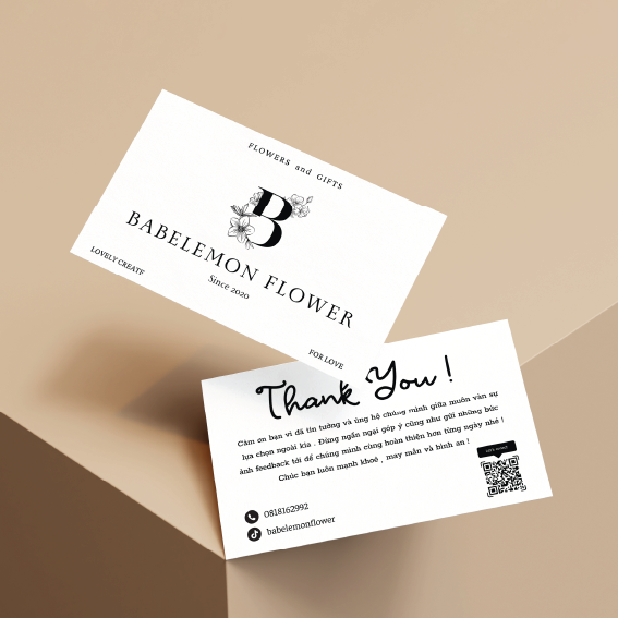 In card visit, card thương hiệu